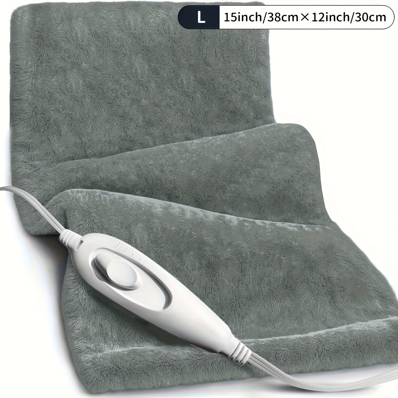 InfLuvRealm Heating Pad For Back, Neck And Shoulder, Soft Flannel Blankets, Electric Blanket With 6 Heat Settings, Auto Shut-Off, Machine Washable, Birthday Gifts For Women Men Local Warehouse